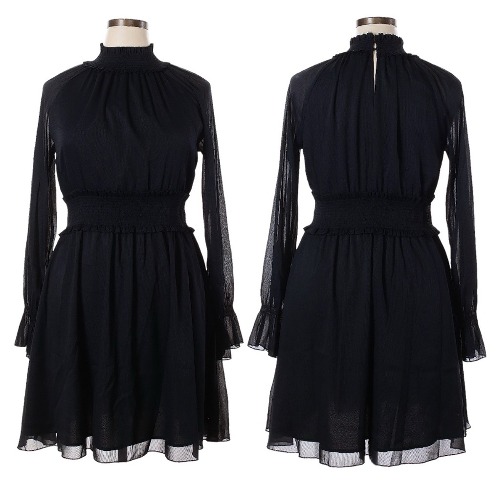 Chelsea28 Navy Long Sleeved Dress | XL